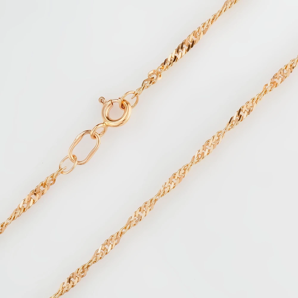 Цепь из красного золота 375 пробы