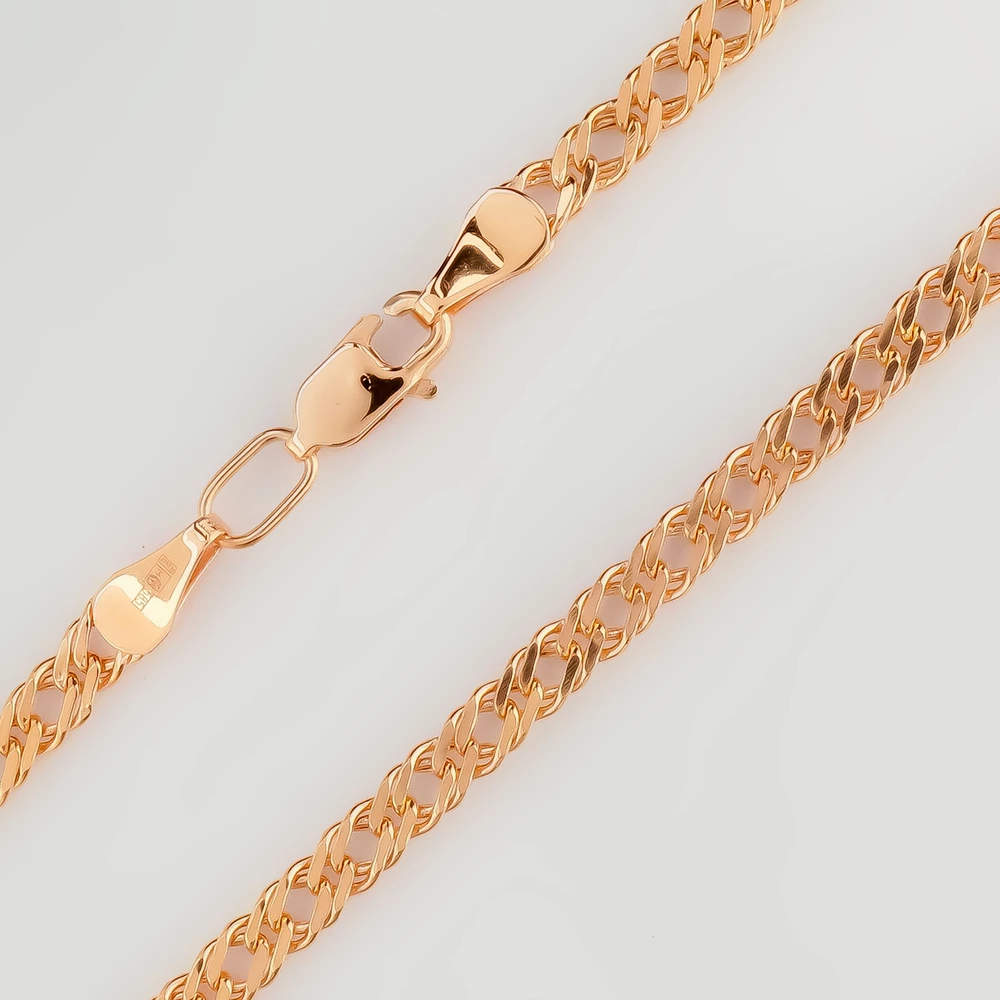 Цепь из красного золота 585 пробы