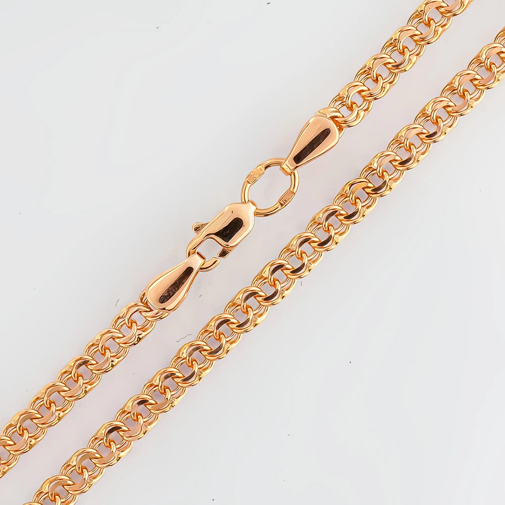 Цепь из красного золота 585 пробы