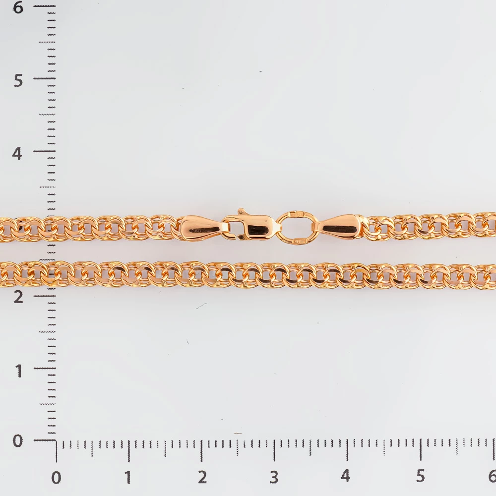 Цепь из красного золота 585 пробы