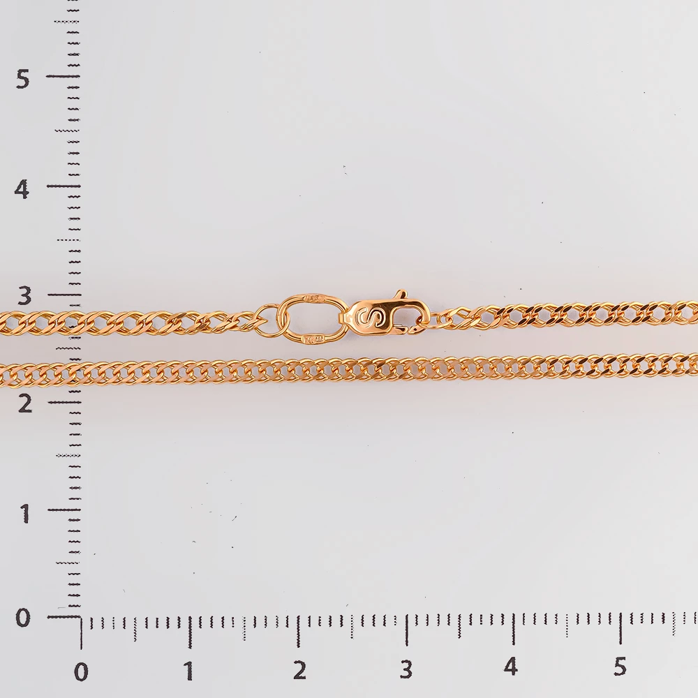 Цепь из красного золота 585 пробы