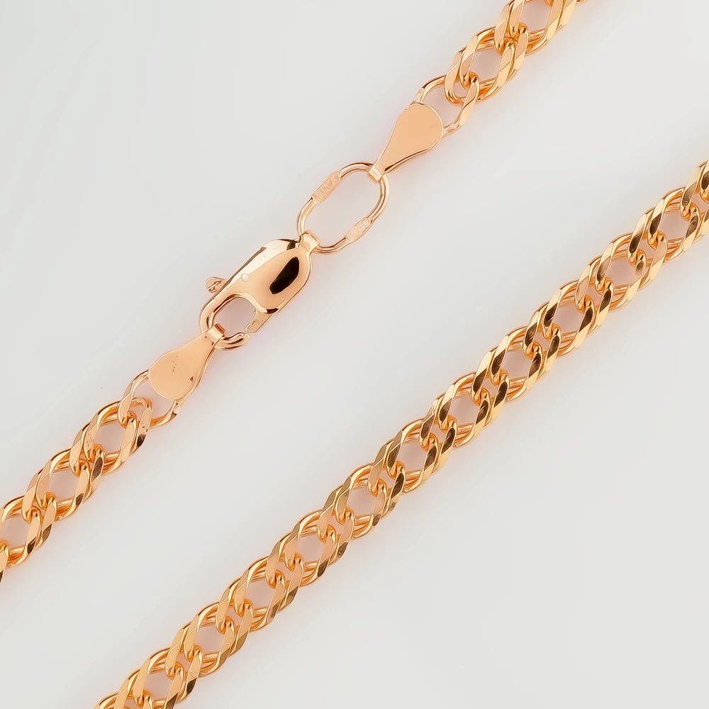 Цепь из красного золота 585 пробы