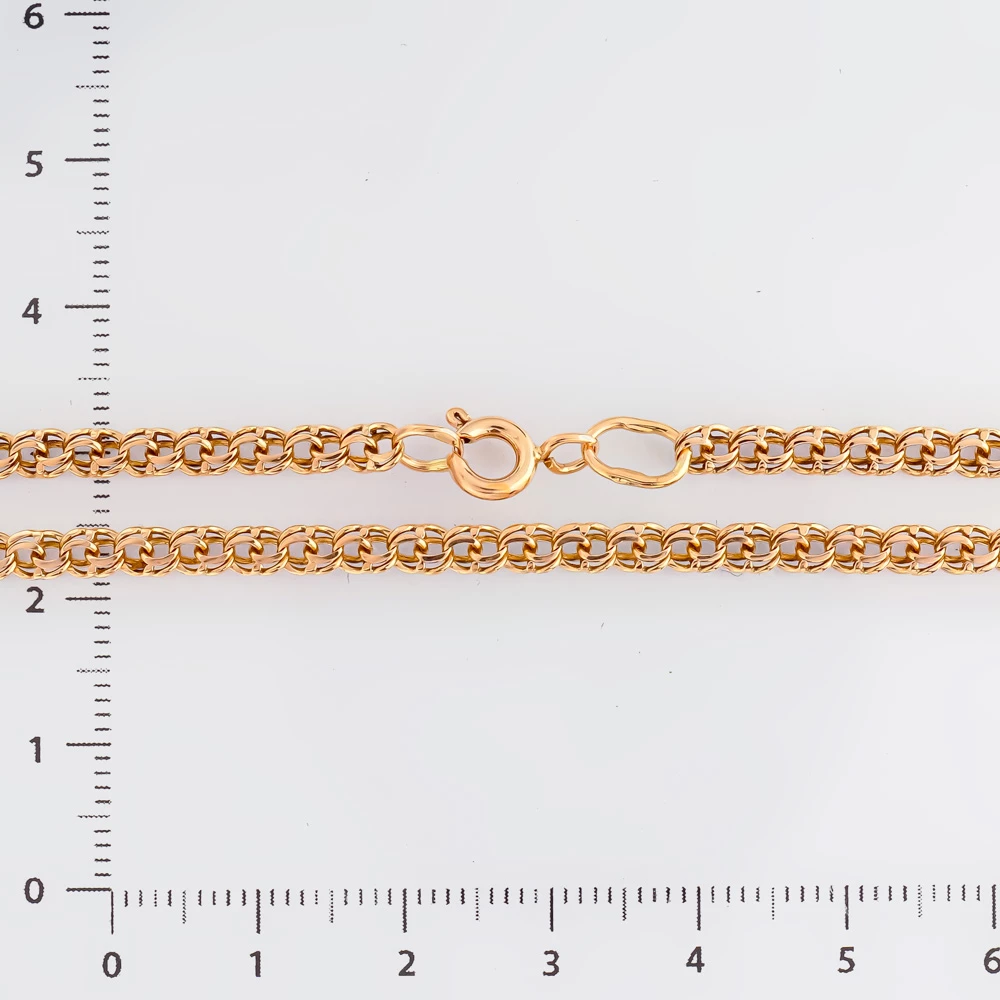 Цепь из красного золота 585 пробы