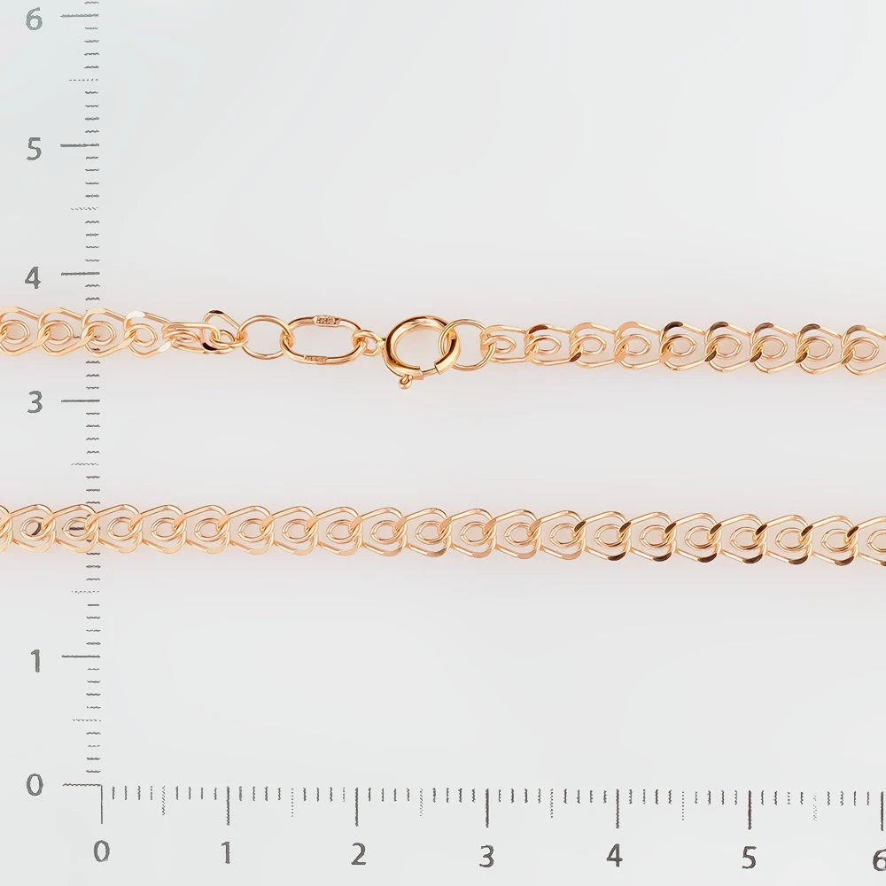 Цепь из красного золота 585 пробы