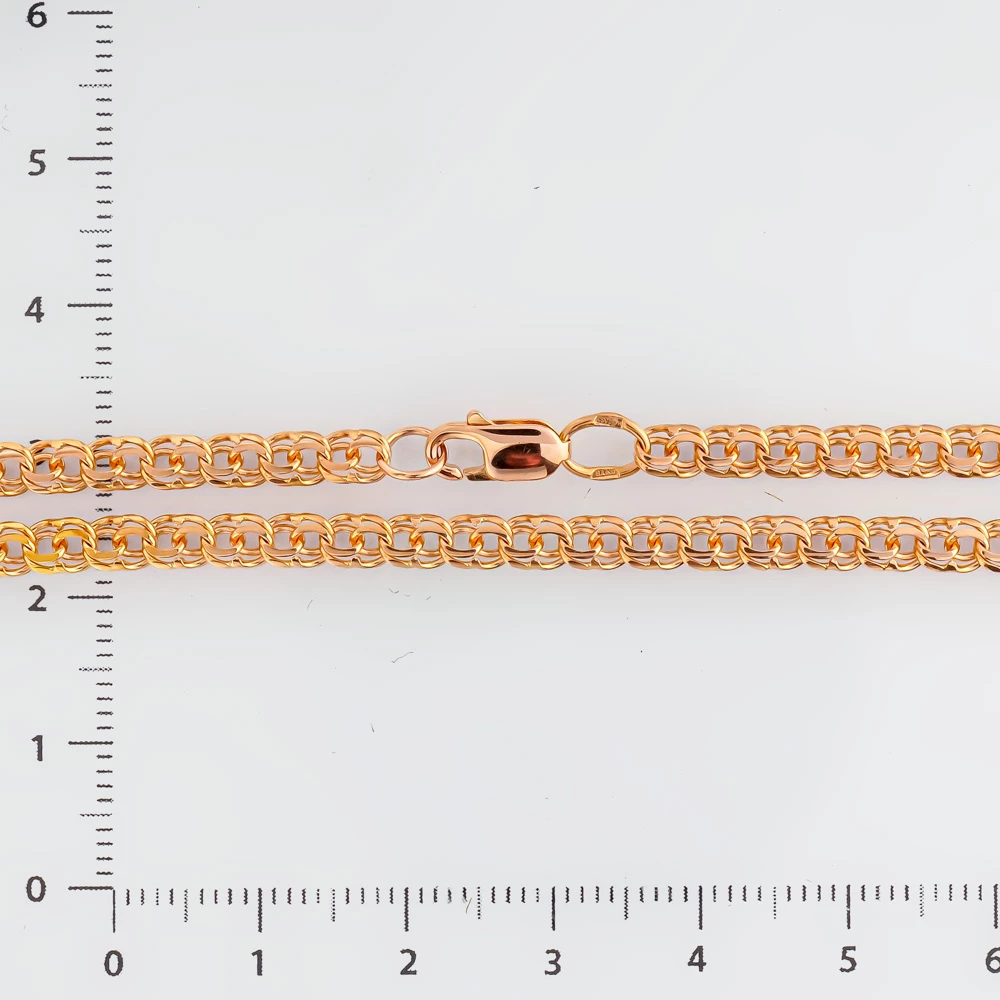 Цепь из красного золота 585 пробы