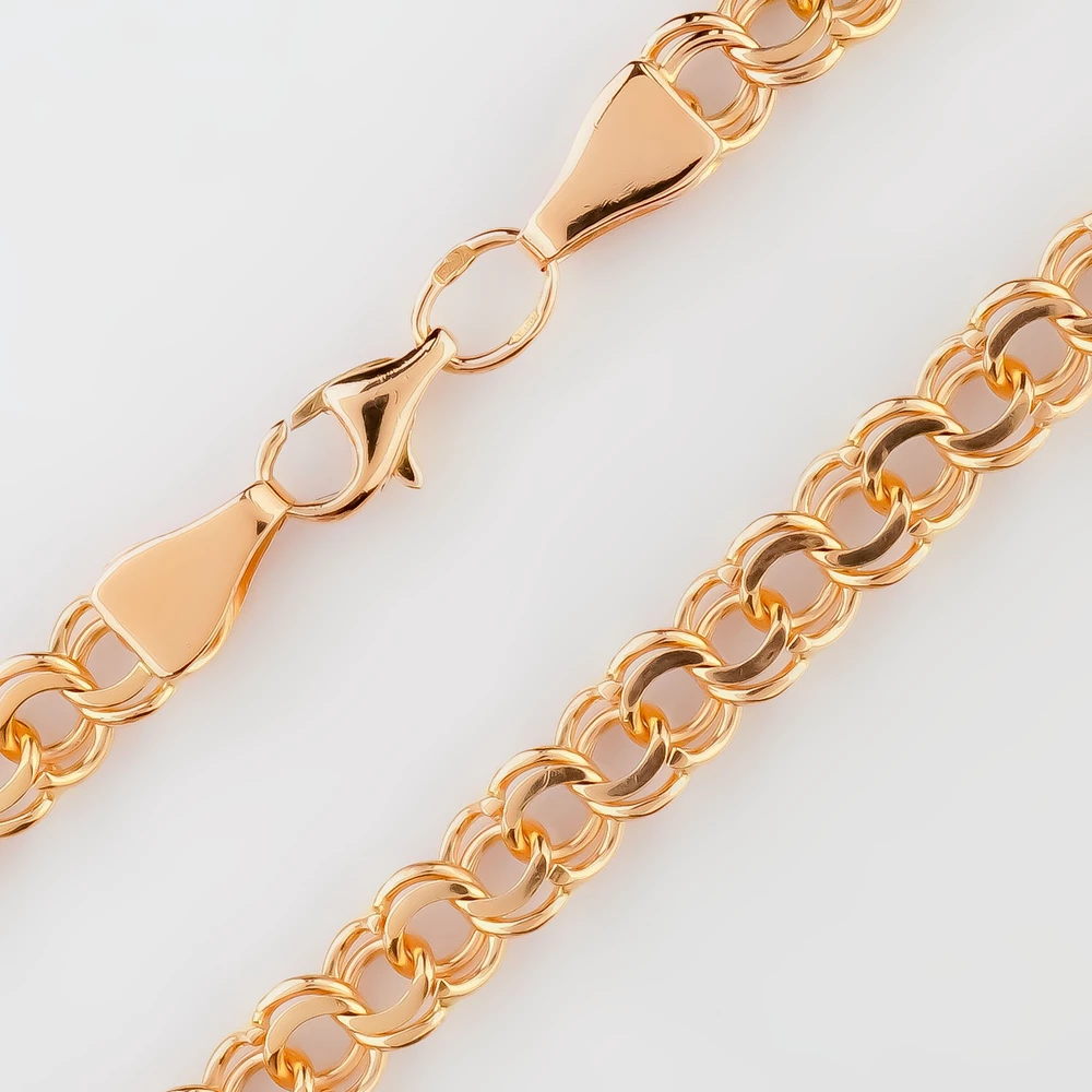 Цепь из красного золота 585 пробы