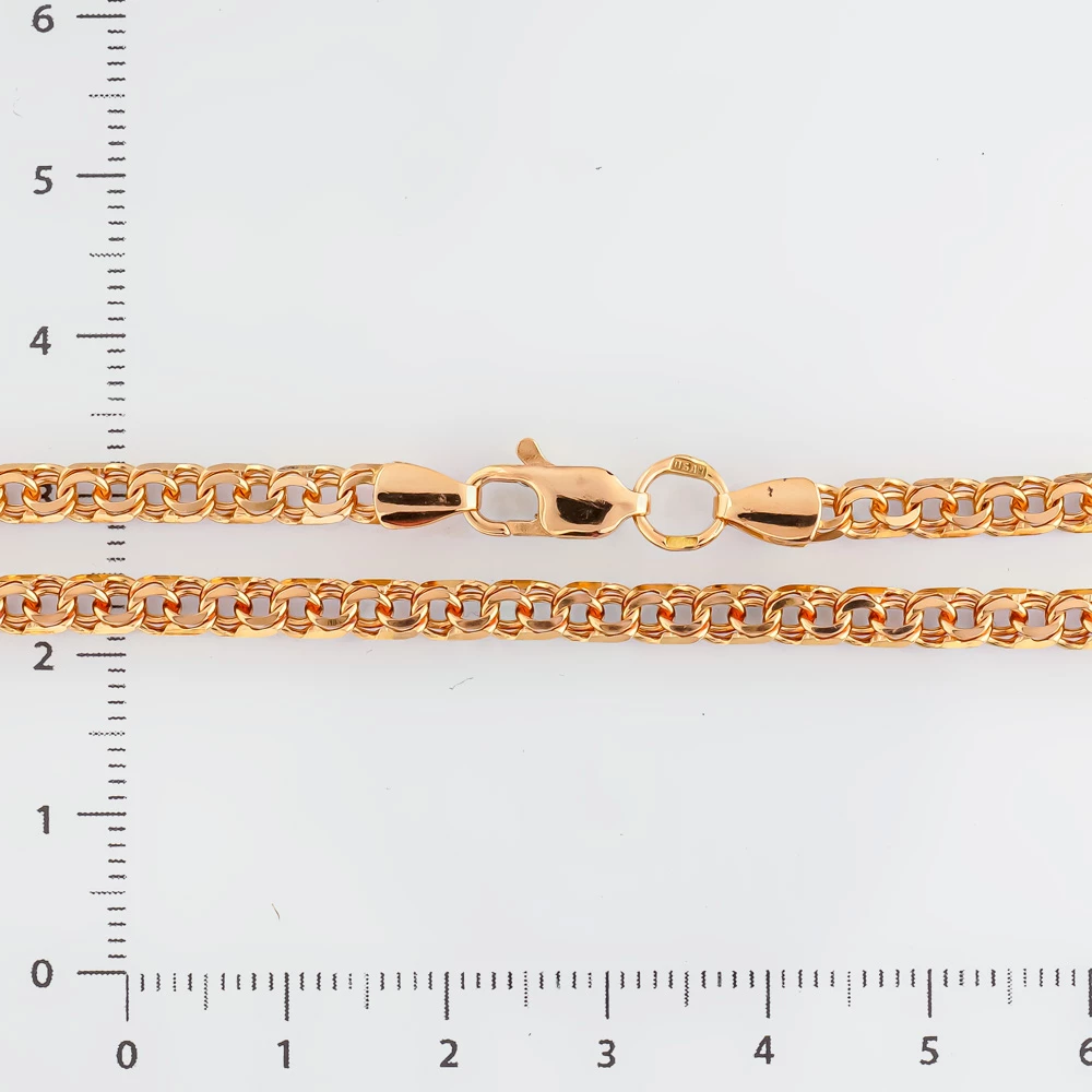 Цепь из красного золота 585 пробы