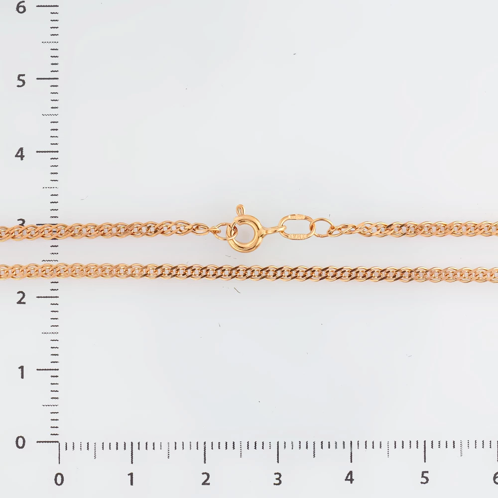 Цепь из красного золота 585 пробы