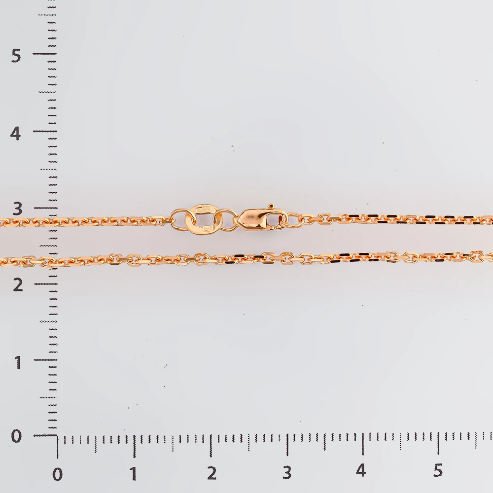 Цепь из красного золота 585 пробы