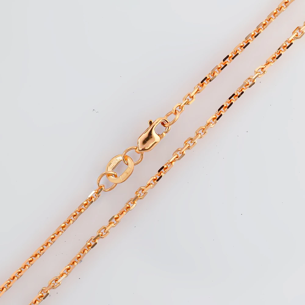 Цепь из красного золота 585 пробы