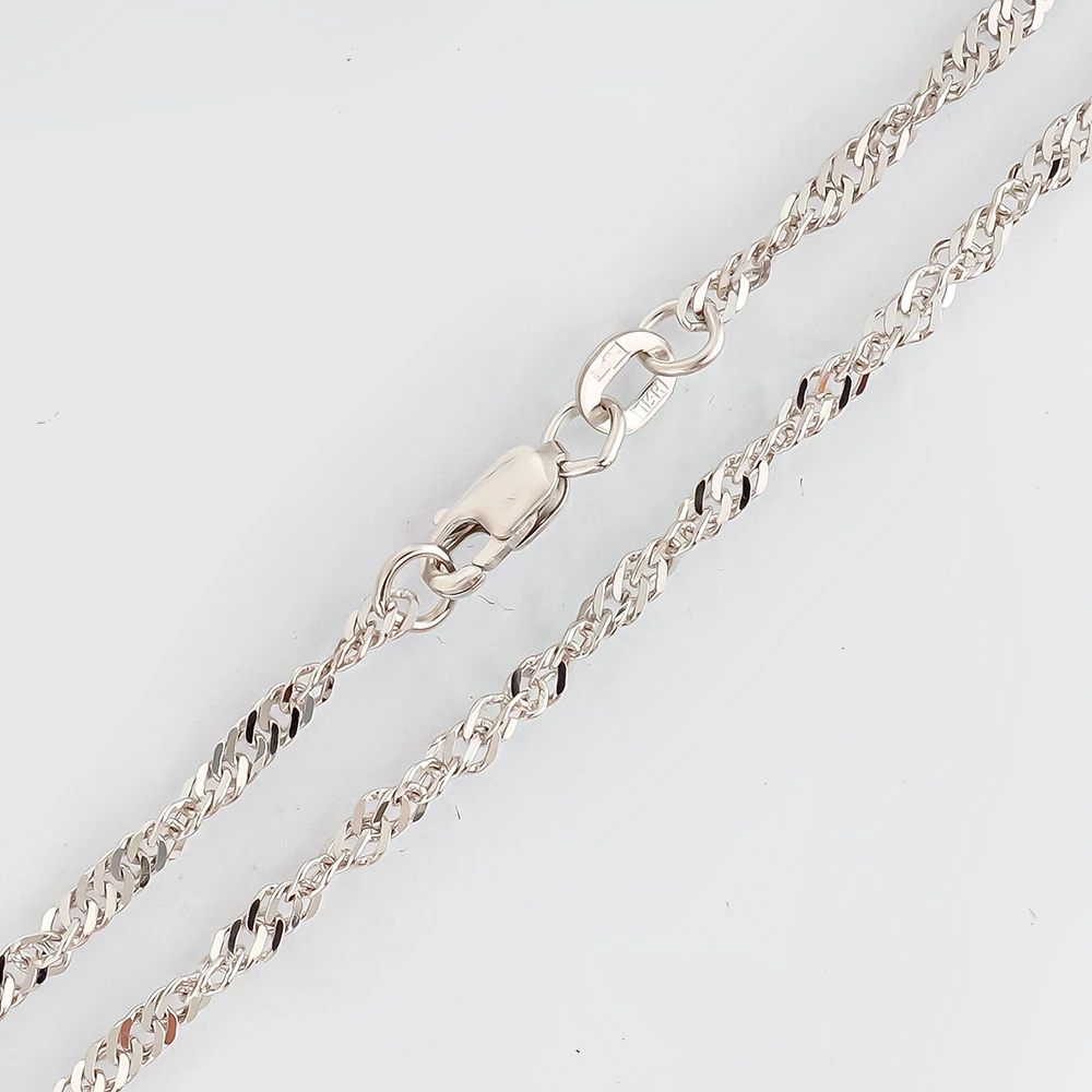 Цепь из белого золота 585 пробы