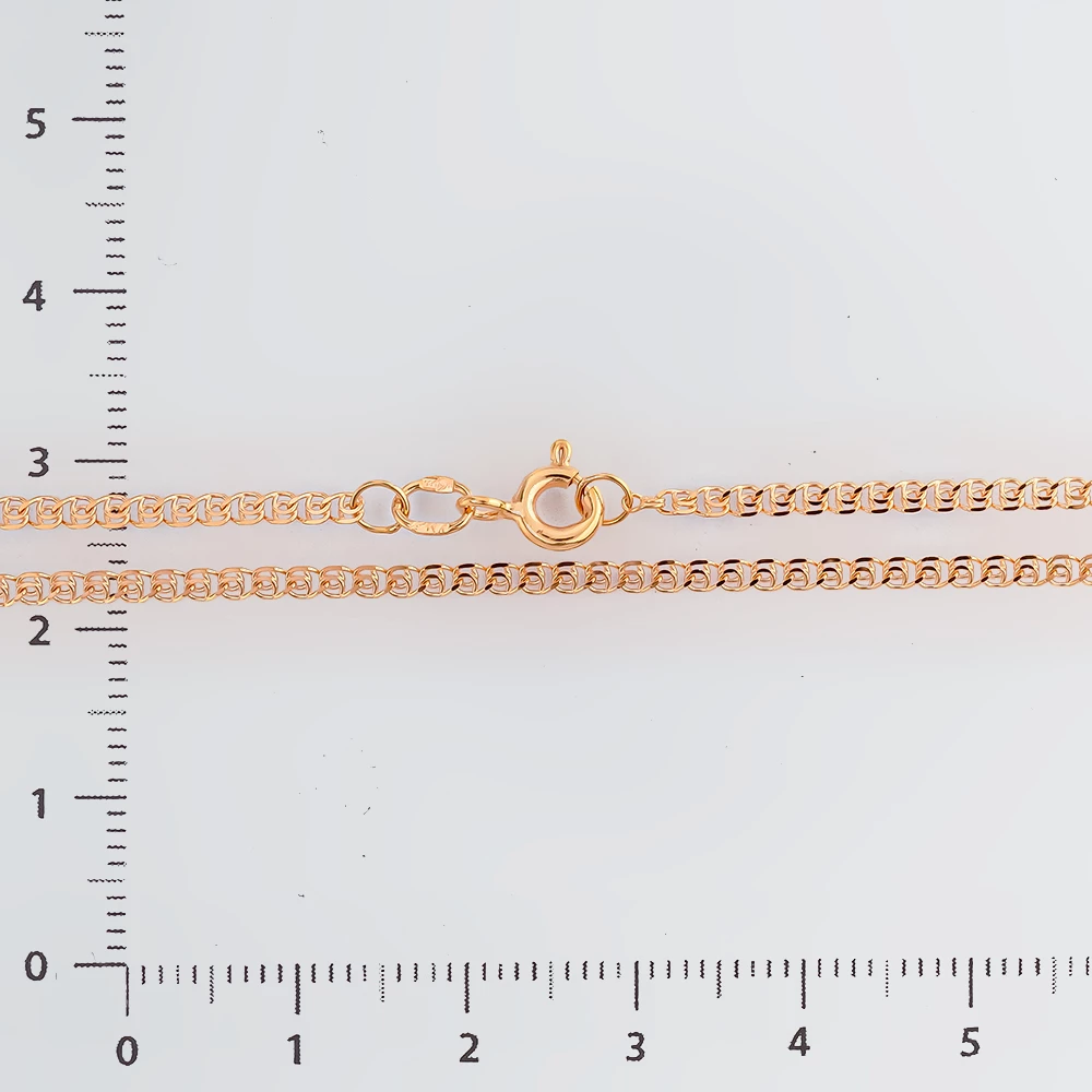 Цепь из красного золота 585 пробы