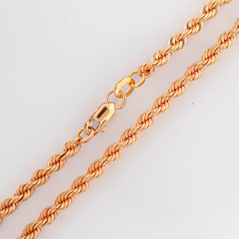 Цепь из красного золота 585 пробы