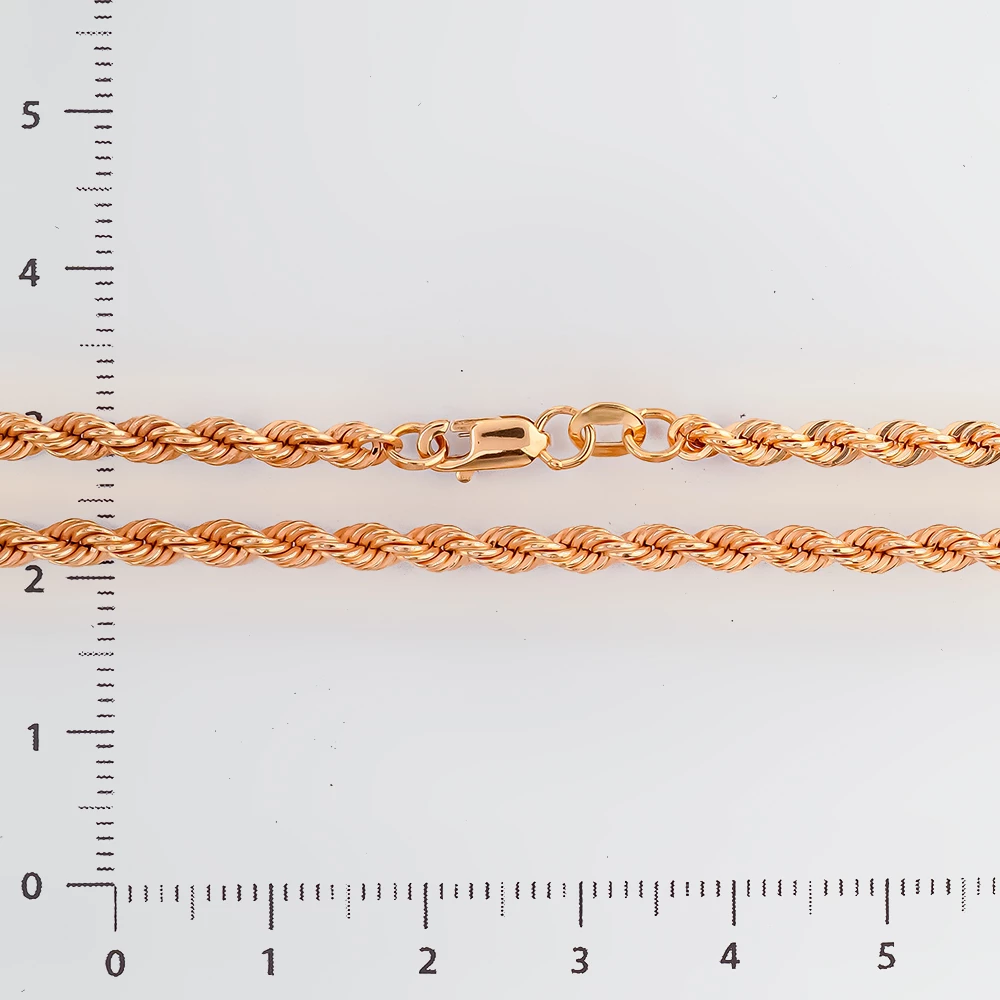 Цепь из красного золота 585 пробы