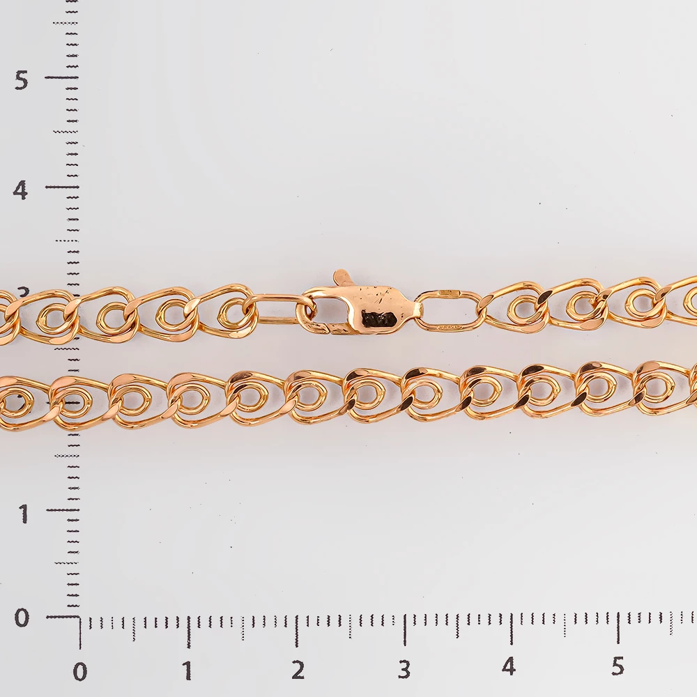 Цепь из красного золота 585 пробы