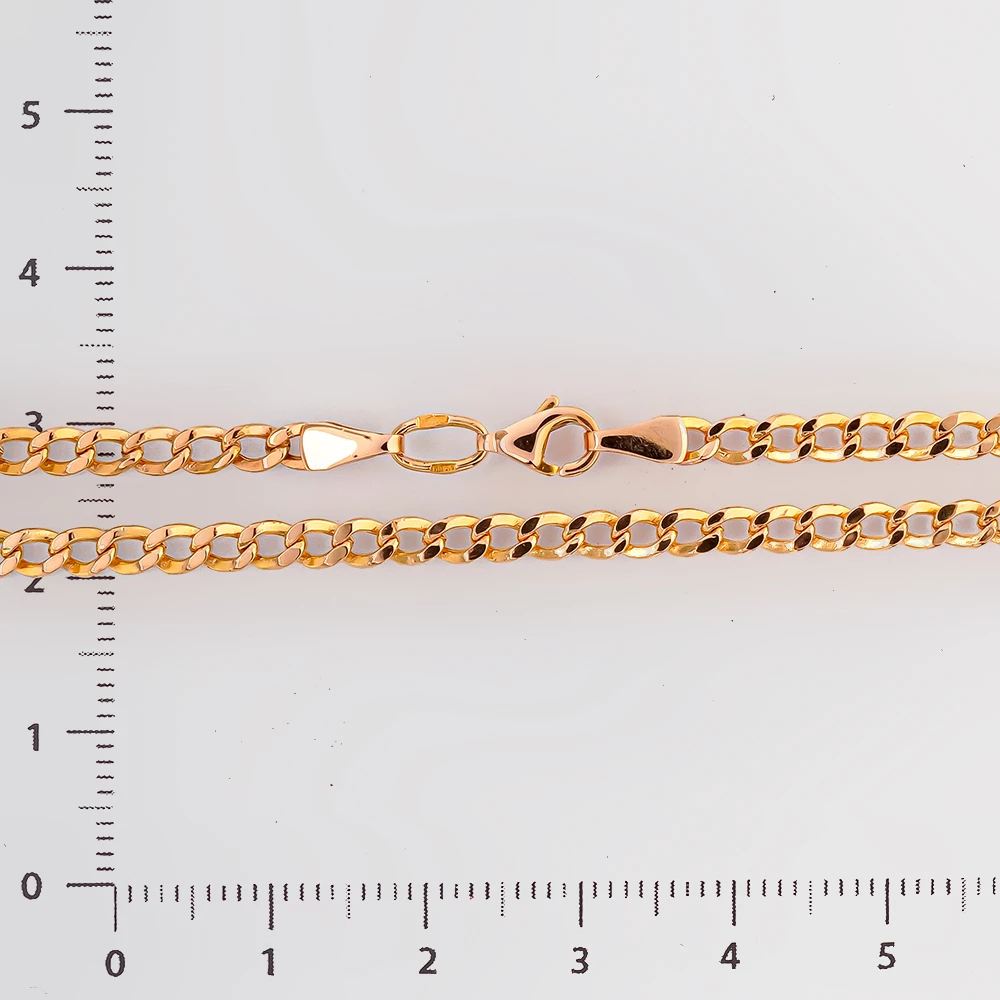 Цепь из красного золота 585 пробы