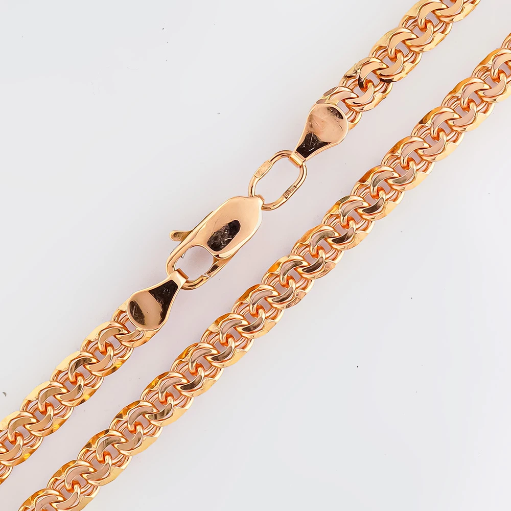 Цепь из красного золота 585 пробы