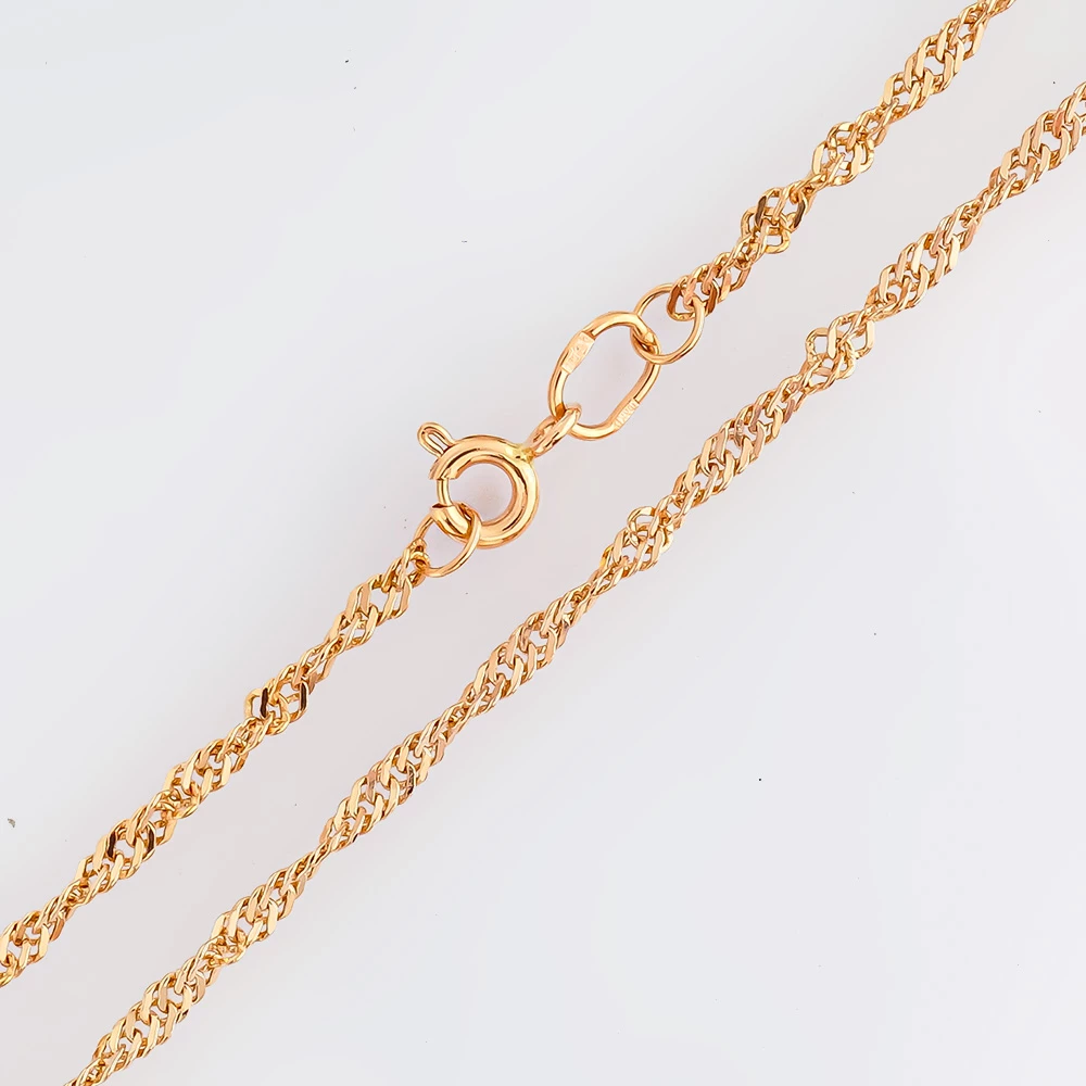 Цепь из красного золота 585 пробы