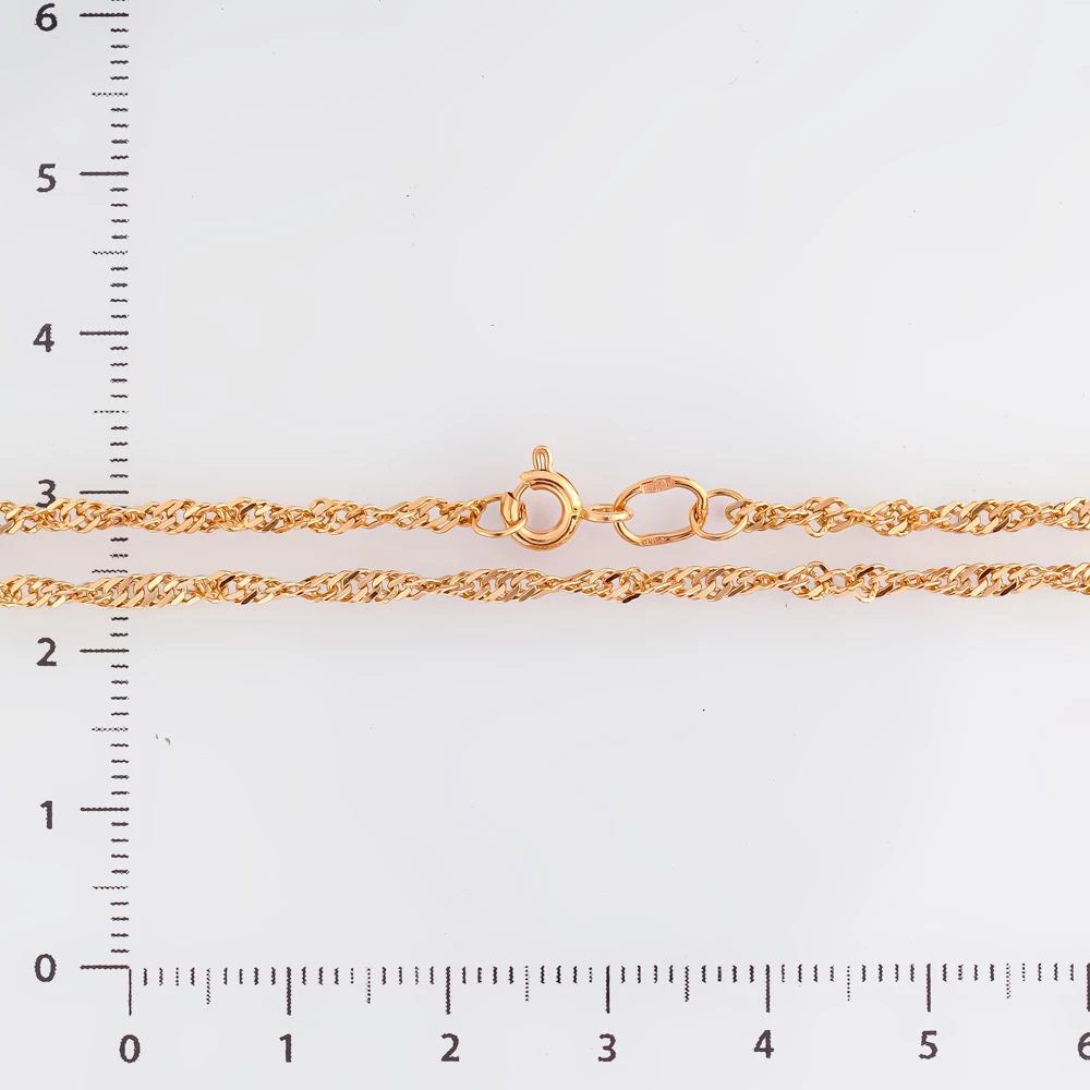Цепь из красного золота 585 пробы