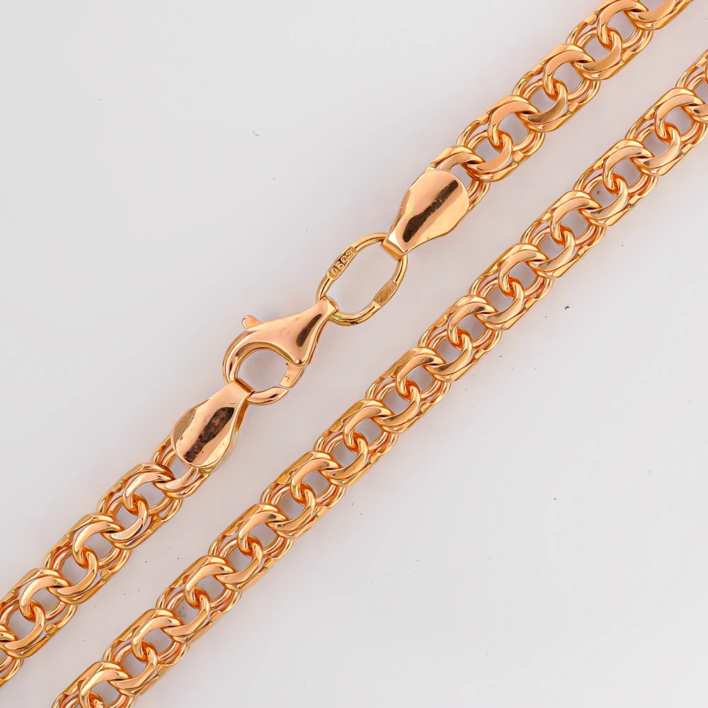 Цепь из красного золота 585 пробы