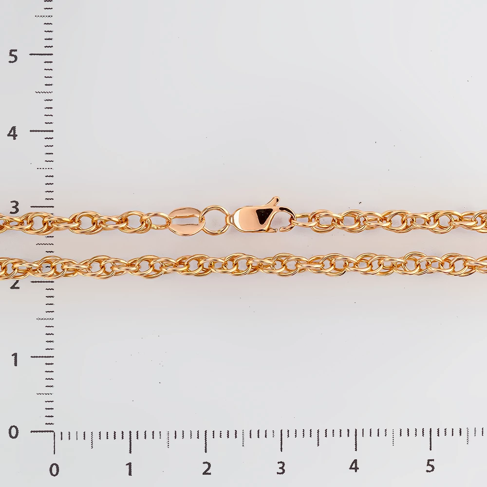 Цепь из красного золота 585 пробы