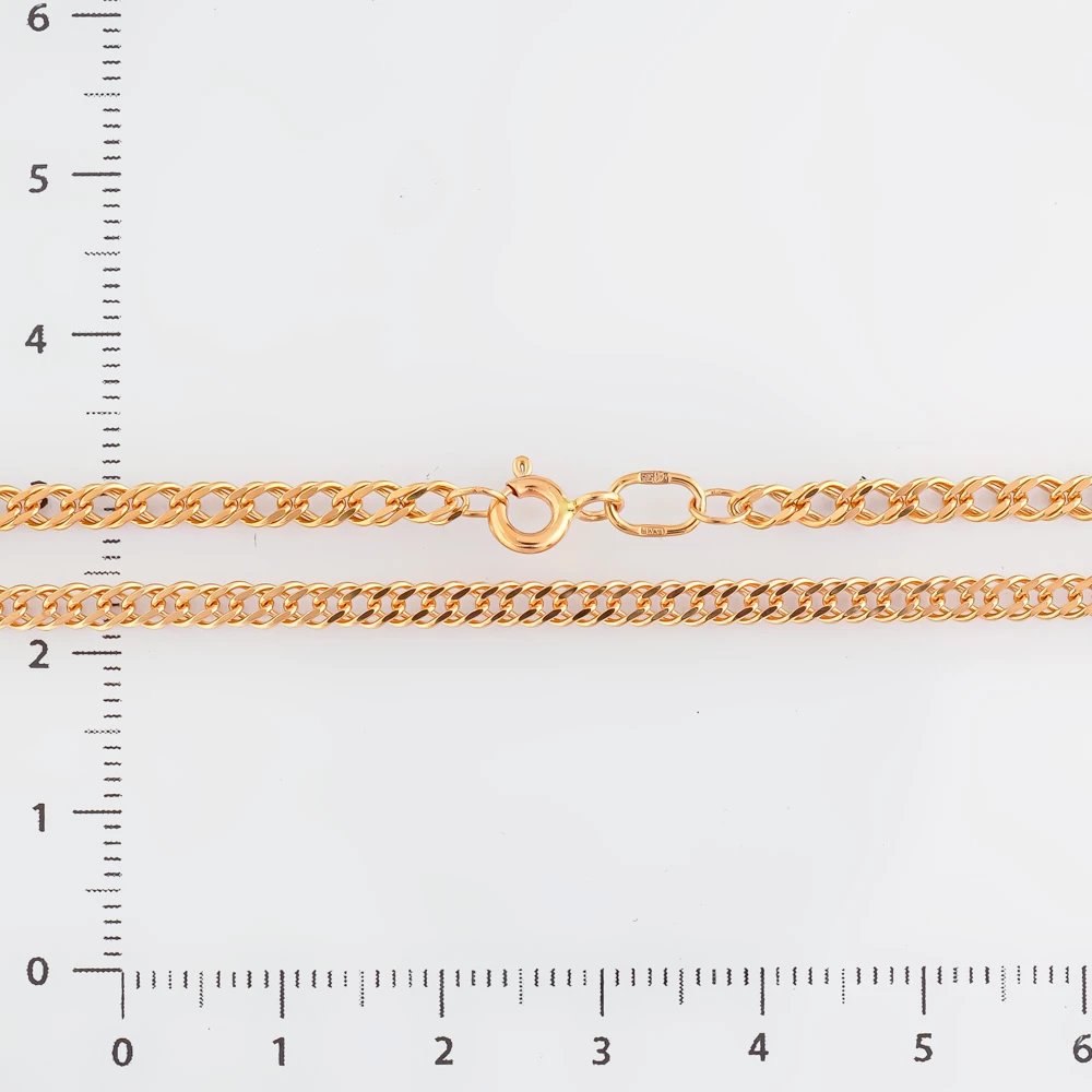 Цепь из красного золота 585 пробы