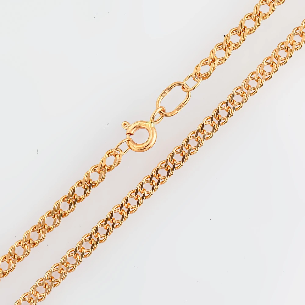 Цепь из красного золота 585 пробы