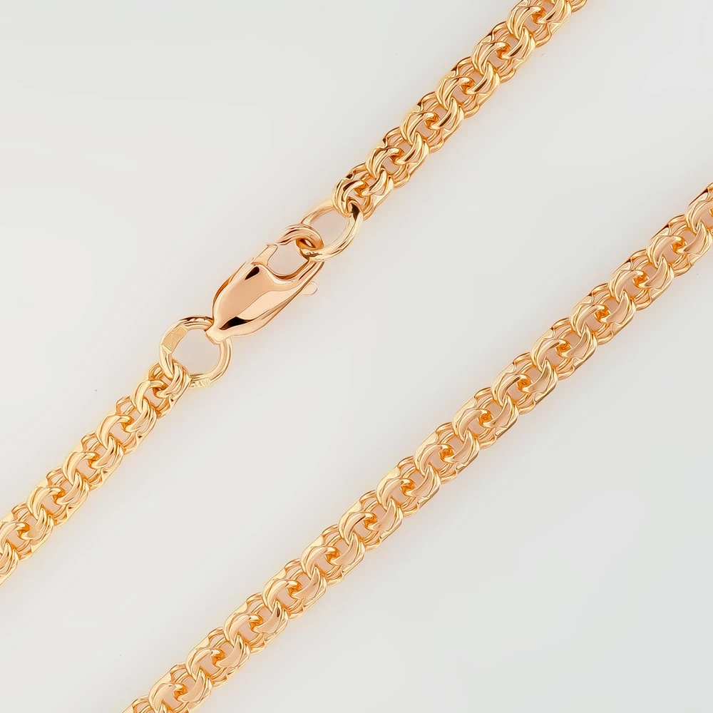 Цепь из красного золота 585 пробы