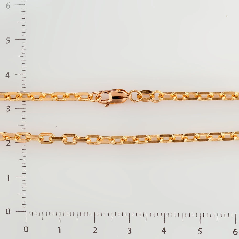 Цепь из красного золота 585 пробы