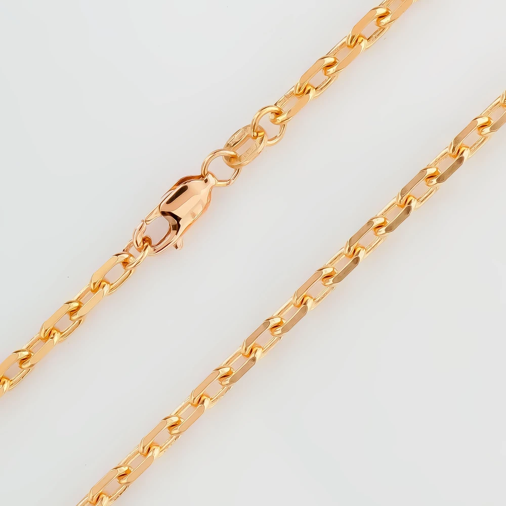 Цепь из красного золота 585 пробы