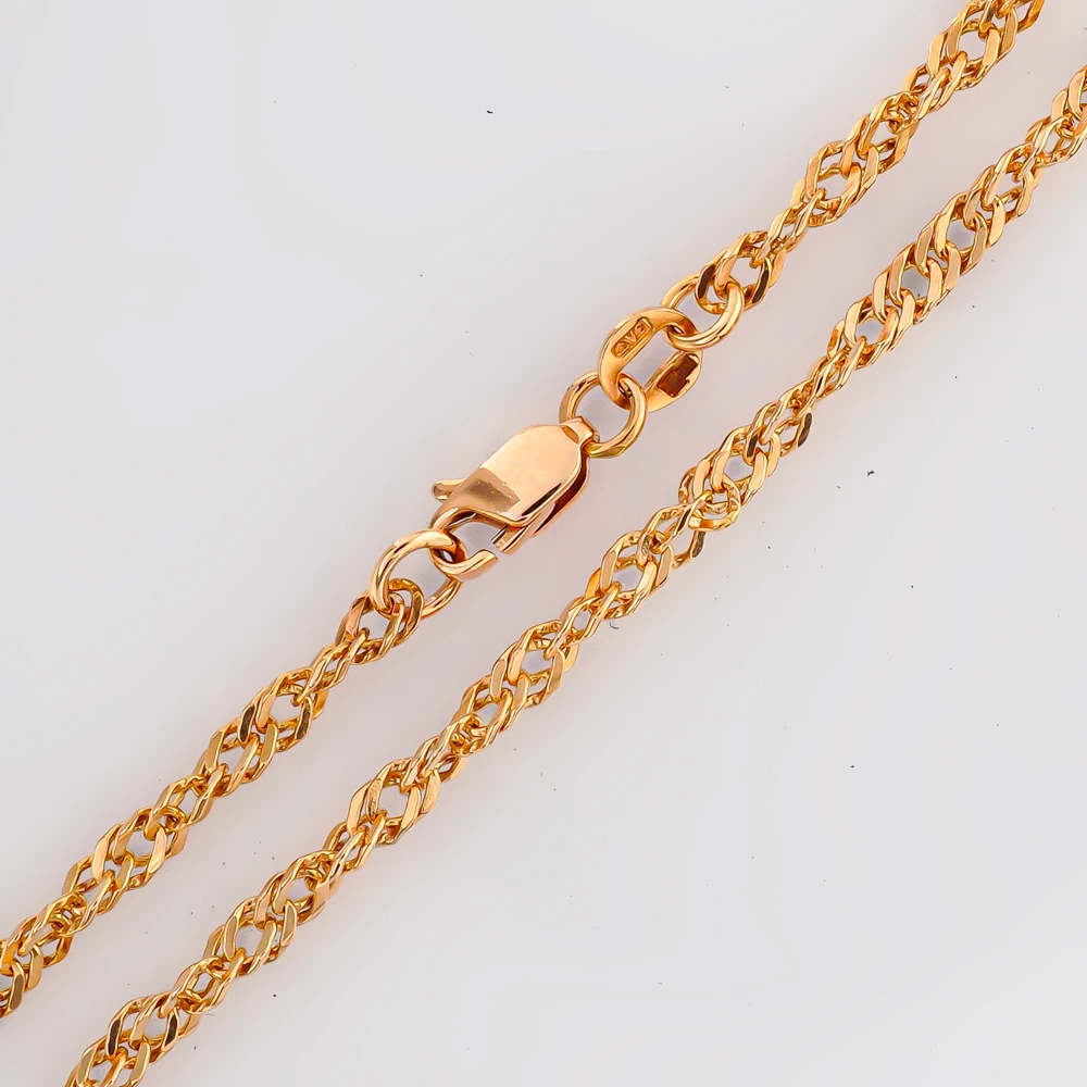 Цепь из красного золота 585 пробы