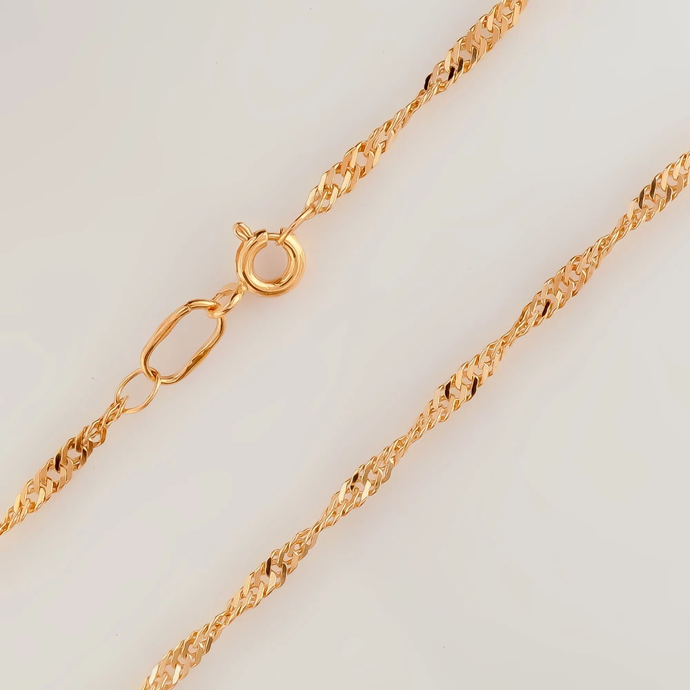 Цепь из красного золота 375 пробы