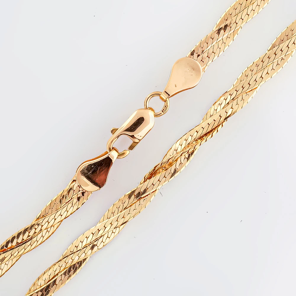 Цепь из красного золота 585 пробы