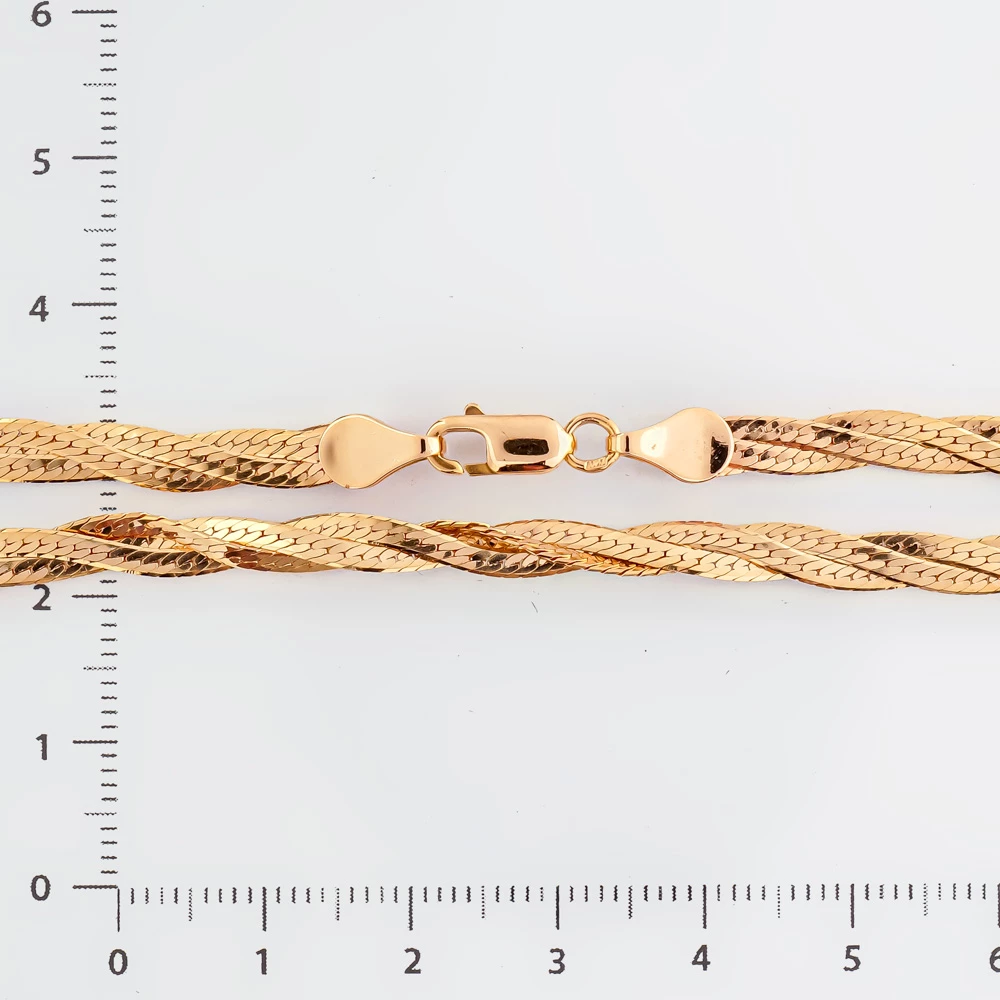 Цепь из красного золота 585 пробы