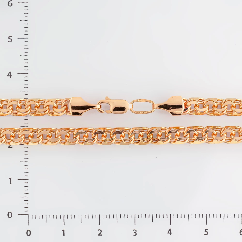 Цепь из красного золота 585 пробы