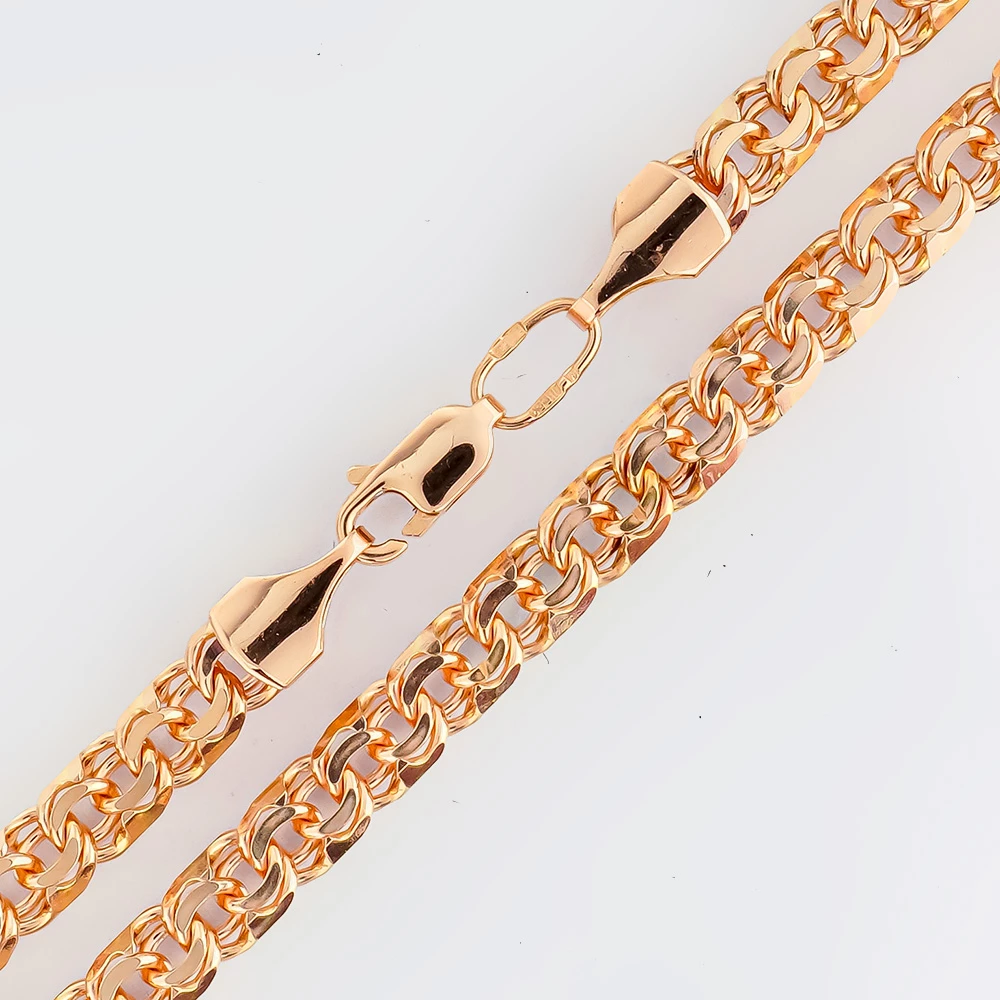 Цепь из красного золота 585 пробы