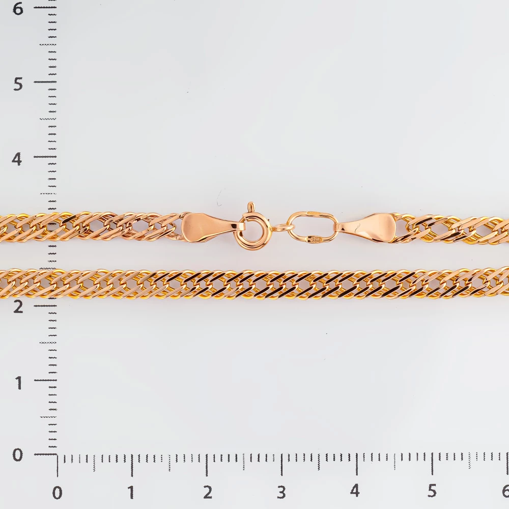 Цепь из красного золота 585 пробы