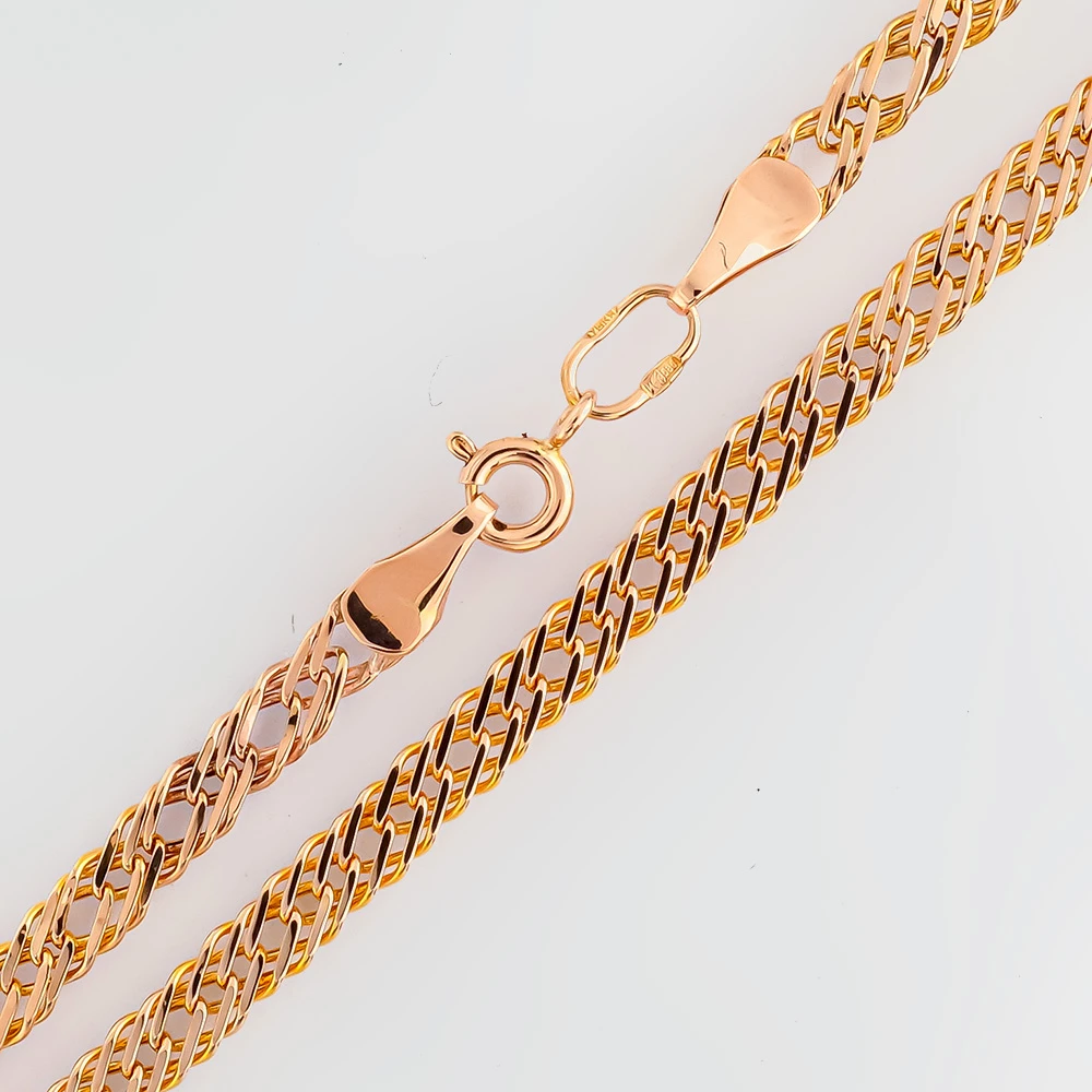 Цепь из красного золота 585 пробы