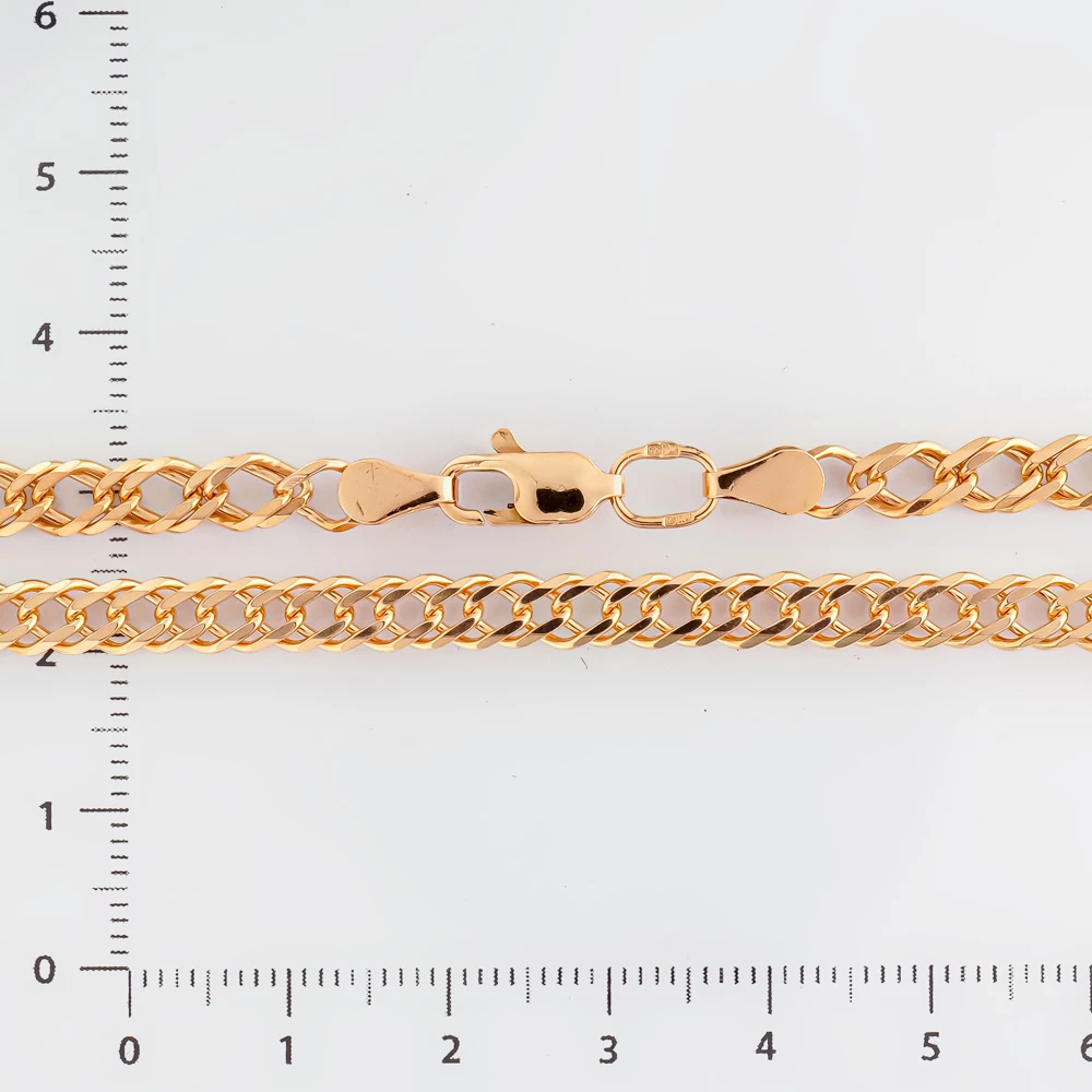 Цепь из красного золота 585 пробы