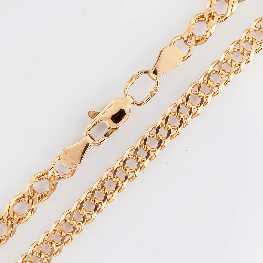 Цепь из красного золота 585 пробы