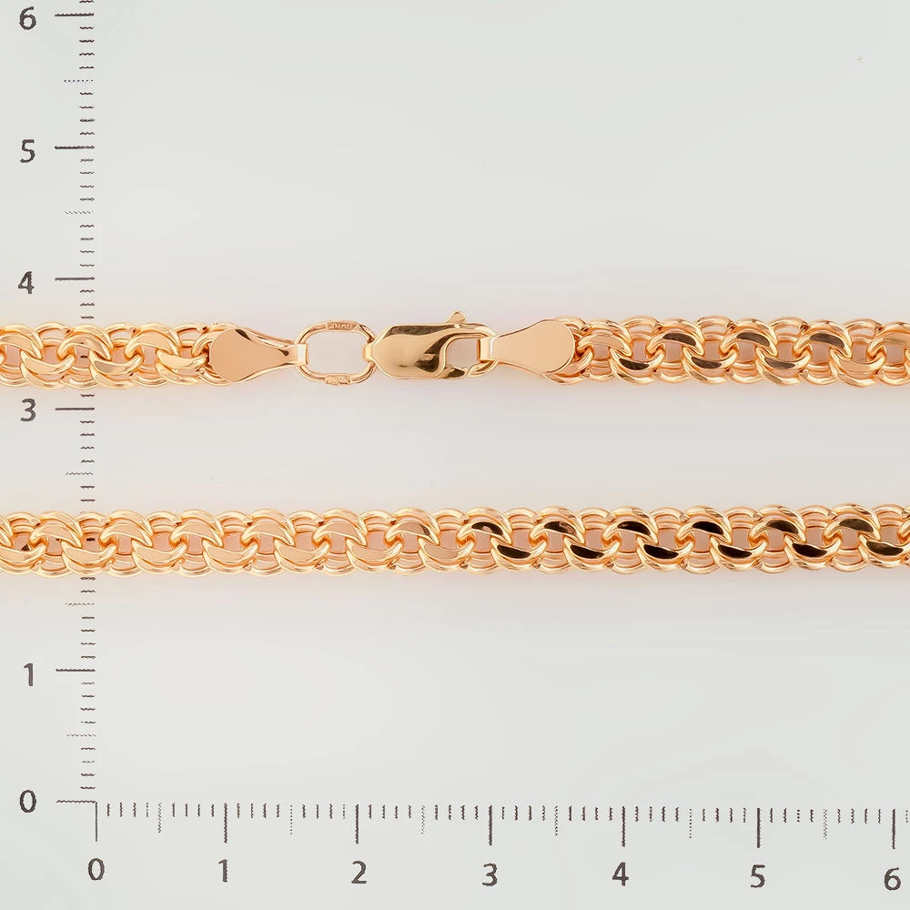 Цепь из красного золота 585 пробы