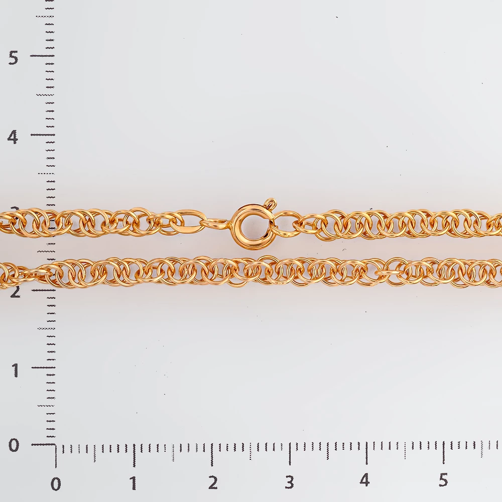 Цепь из красного золота 583 пробы