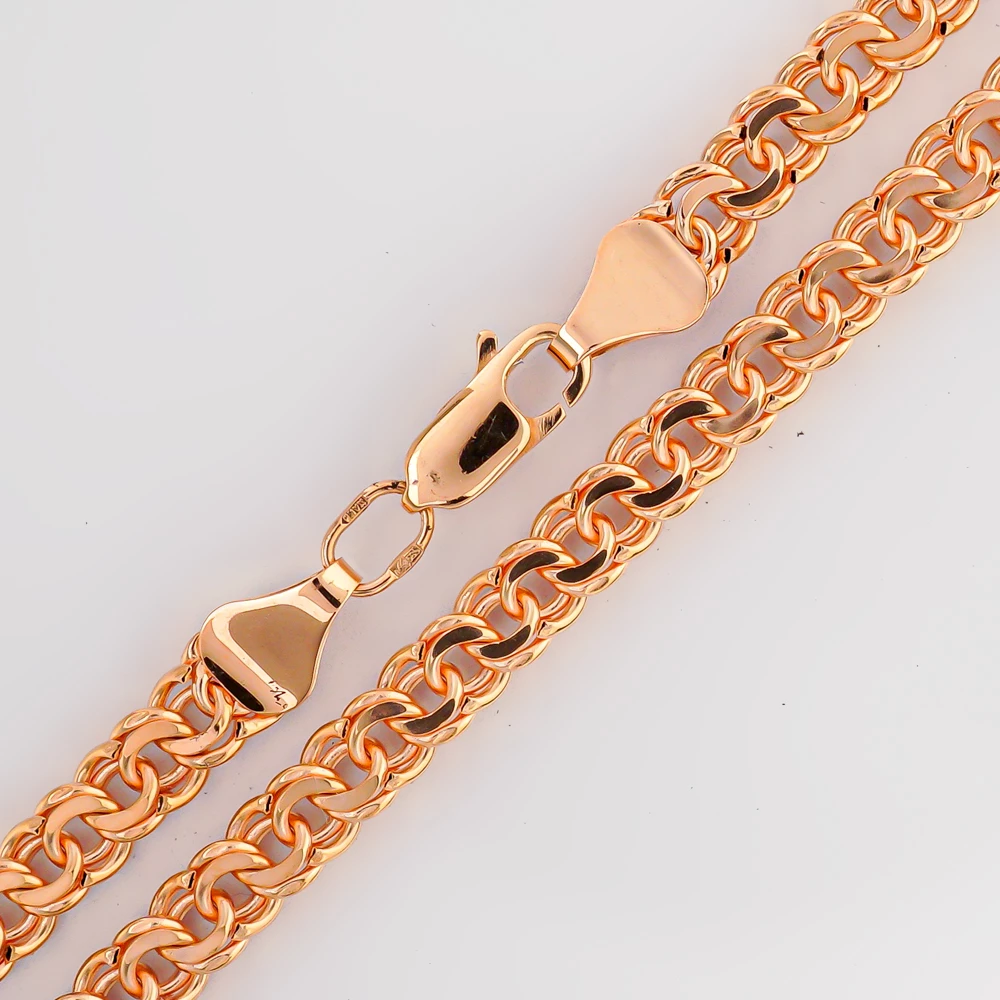 Цепь из красного золота 585 пробы