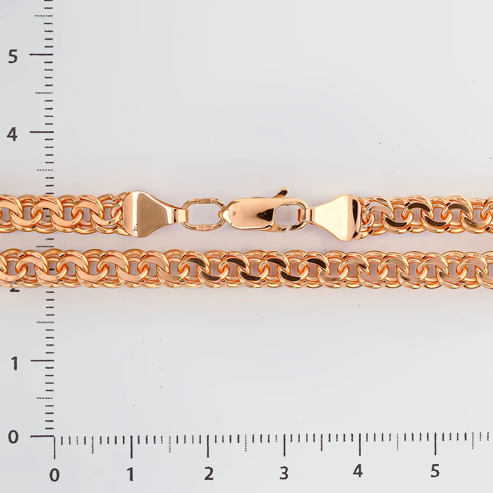 Цепь из красного золота 585 пробы