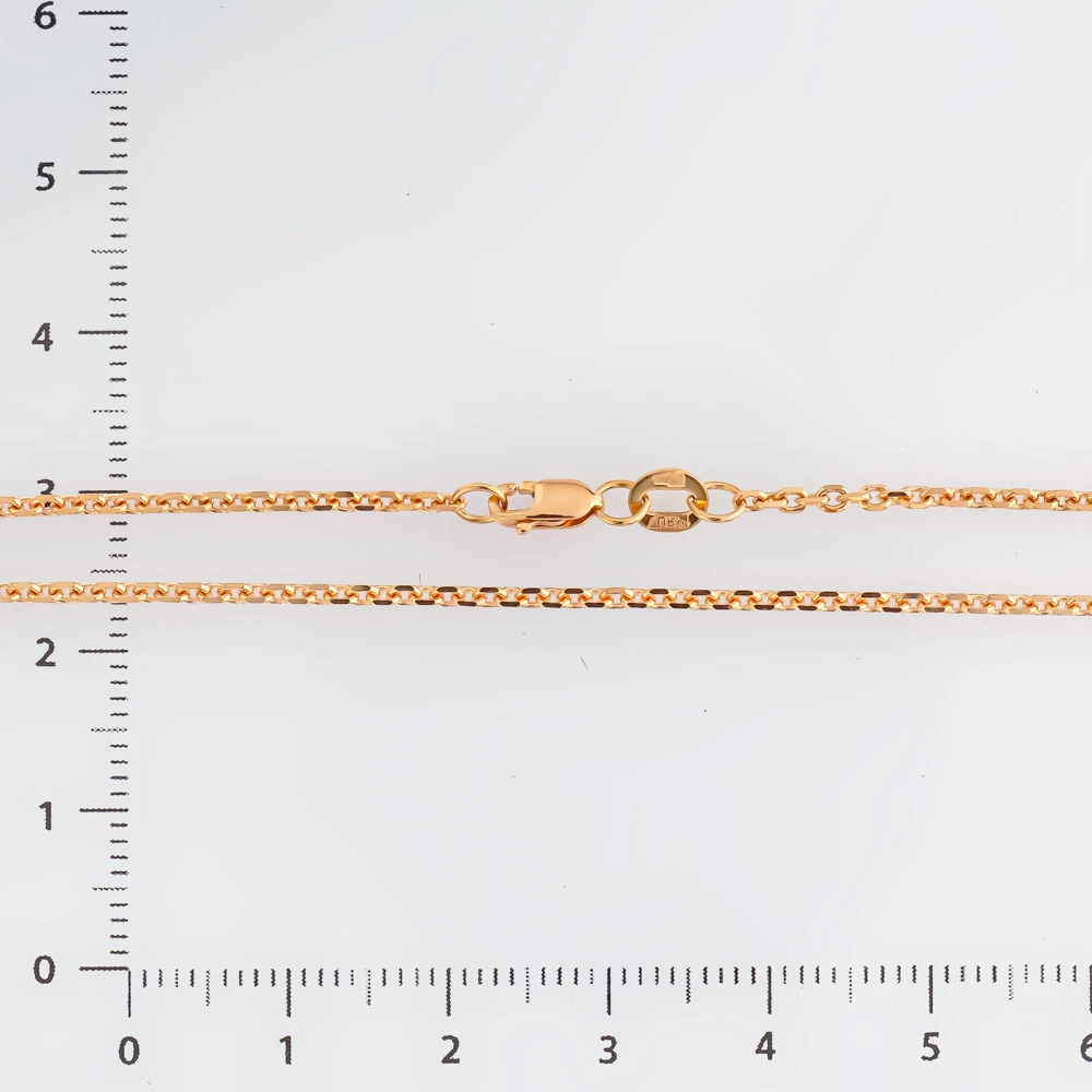 Цепь из красного золота 585 пробы
