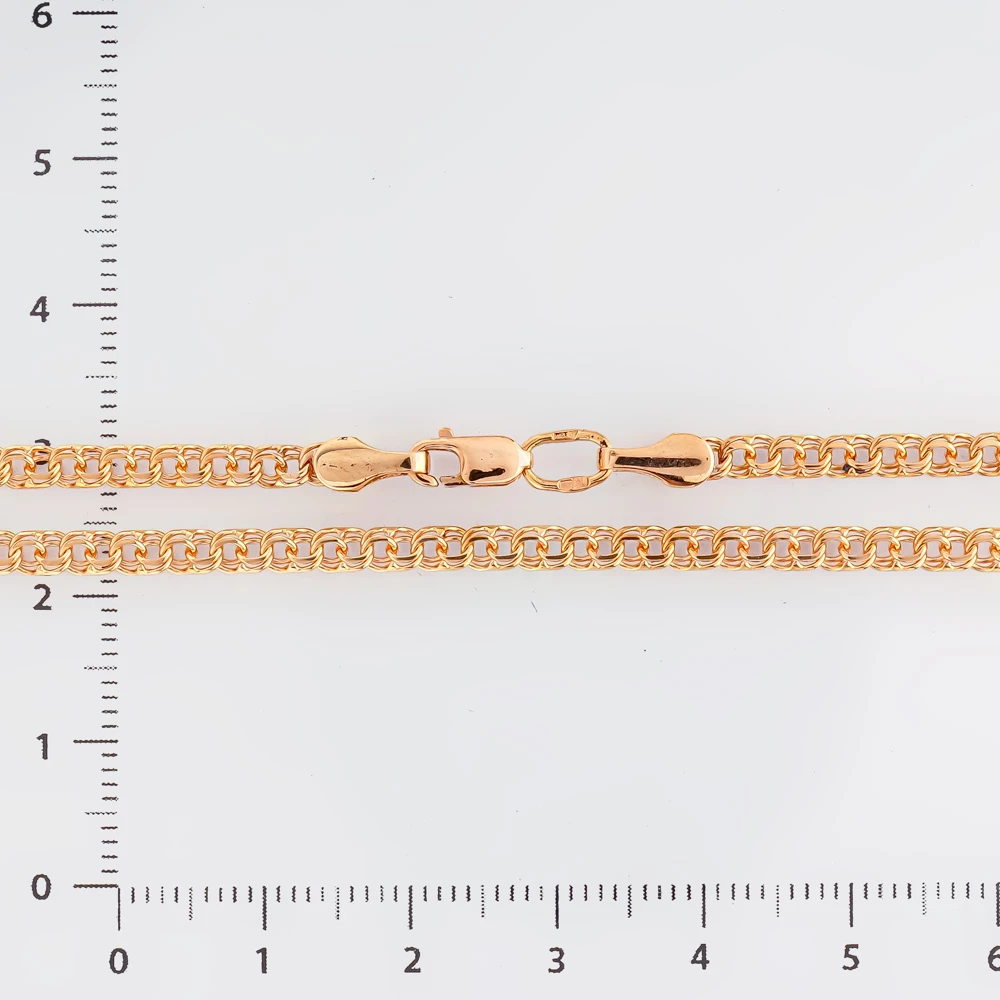 Цепь из красного золота 585 пробы
