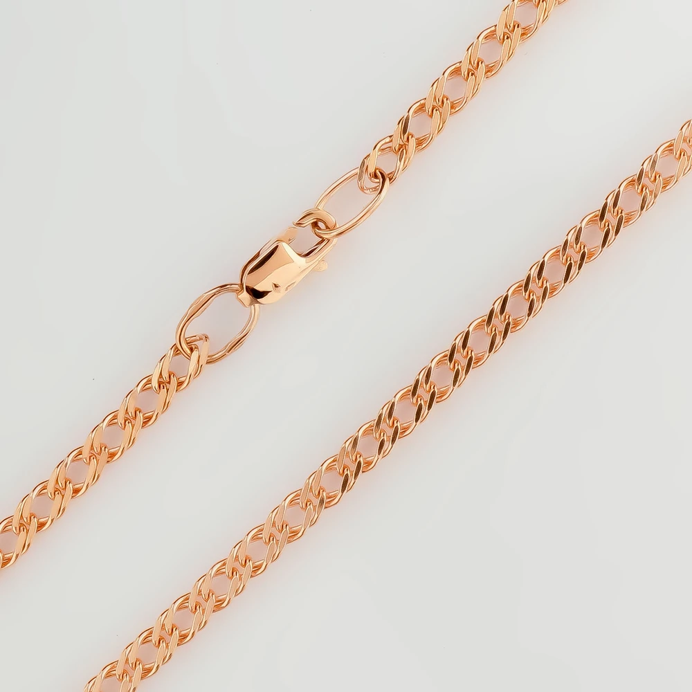 Цепь из красного золота 375 пробы