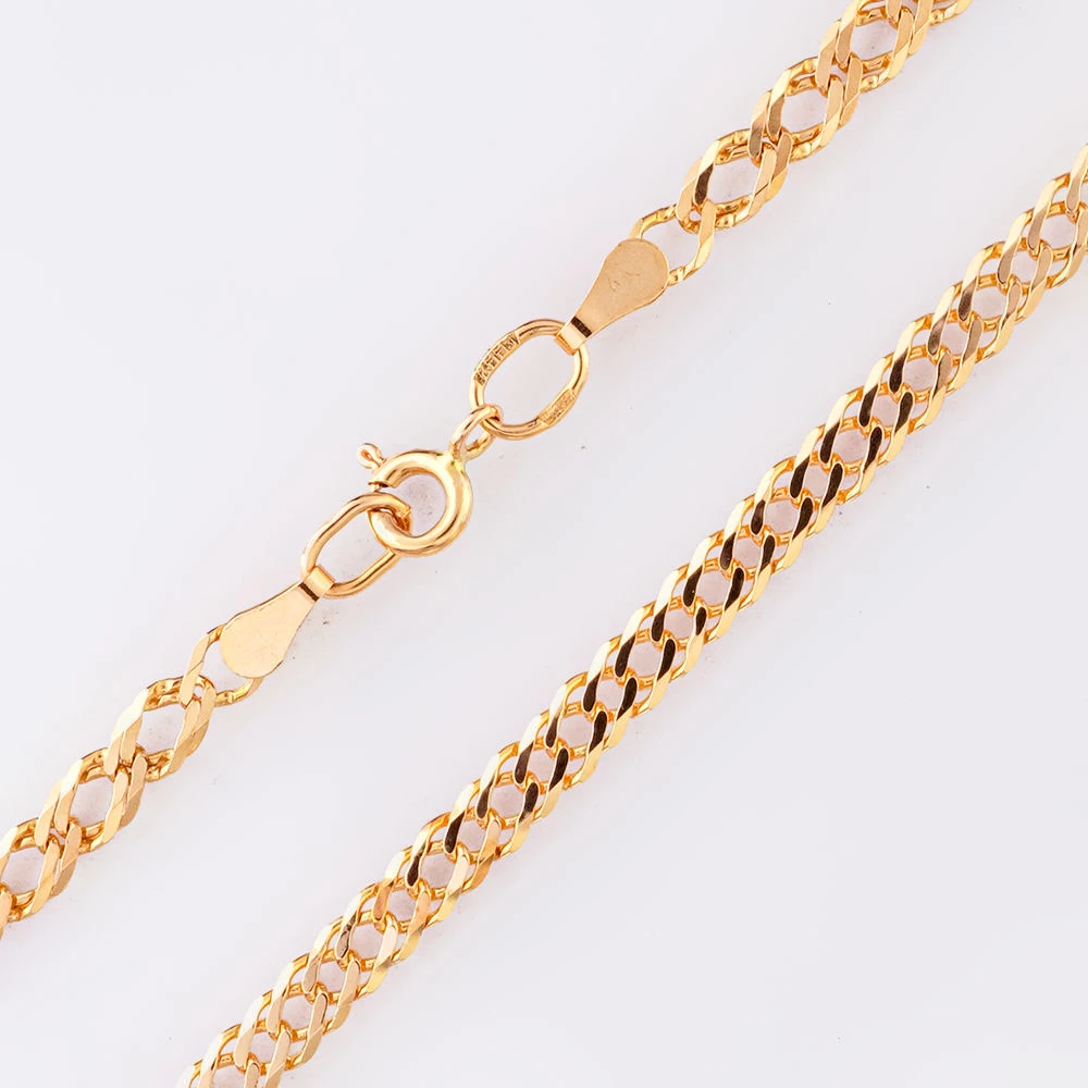 Цепь из красного золота 585 пробы