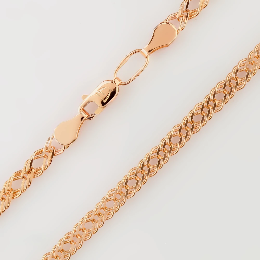 Цепь из красного золота 585 пробы