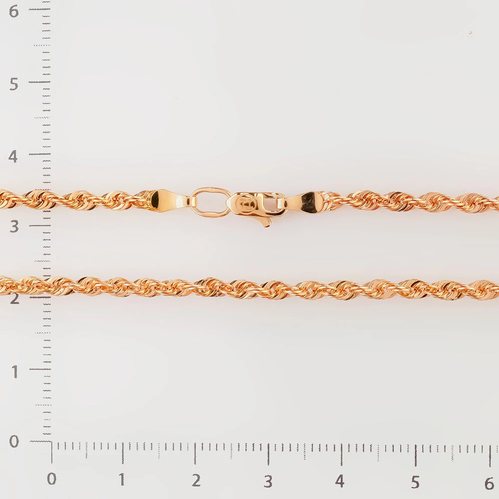 Цепь из красного золота 585 пробы